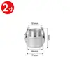 Conector hembra de acero inoxidable 304 de conexión rápida tipo B con rosca exterior, acoplamiento para tubería de agua con manija de presión para conexión rápida de camión rociador