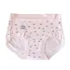 Pantaletas Florales Estampadas Completamente Nuevas Antibacterianas de 10A para Niñas con Refuerzo Extendido de Algodón Puro, Cómodas, Amigables con la Piel, Transpirables para Jóvenes