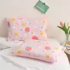 Funda de Cojín de Relleno para Niños, 100% Algodón, Diseño de Dibujos Animados, Cojín Individual, Venta al por Mayor de Fabricante, Algodón Puro, Extraíble y Lavable, Dormir de Lado