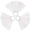 Herramienta para arte de uñas anillo de hierro anillo tornillo 50 abanico tarjeta de color esmalte de uñas pantalla de práctica placa de color de uñas molde de uñas