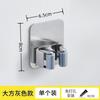Soporte para Trapeador de Baño Acero Inoxidable Gancho Sin Perforación Almacenamiento de Escoba Estante Fijo Montado en la Pared