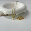 Collar con Pendientes Sencillos Nudosos Estilo Coreano con Diseño Único, Sensación de Gama Alta de Nicho, Pendientes Versátiles y Modernos para el Viaje Diario de las Mujeres