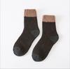 Calcetines de Lana de Invierno para Hombre Nuevos Calcetines Gruesos Cálidos de Felpa Media Caña Calcetines Casuales con Combinación de Colores Calcetines de Toalla Forrados de Felpa Lote