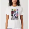 Em estoque para exportação Camiseta Europa e Estados Unidos Camiseta Taylor com design de mapa a nova camiseta de moda de rua de manga curta uma geração de camiseta