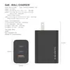 Cargador Etl de Nitruro de Galio Pd65W Estándar de EE. UU. Pps Carga Rápida Adecuado para Teléfonos Móviles y Portátiles Samsung y Apple