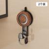 Gancho para Puerta de Baño con Ventosa Giratoria, Gancho Adhesivo, Sin Perforación, Sin Marcas, Gancho Doble, Gancho Único Móvil, Almacenamiento, No Requiere Clavos
