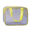 Ins Simple Color Dopamina Bolsa Tofu Malla de Gran Capacidad Bolsa Cosmética de Viaje Colorida Portátil Bolsa Cosmética de Malla