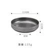 Juego de Vajilla de Acero Inoxidable Estilo Retro Cuencos Coreanos Antiguos para Arroz, Palillos, Cucharas, Platos Rectangulares, Platos para Condimentos, Vasos para Agua