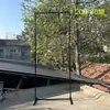 Nova Tela de Ferro Estilo Casamento Moldura Retangular Moldura de Fundo para Decoração de Palco de Casamento Moldura Quadrada Geométrica Moldura em Arco Portão de Flores