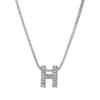 Pendientes de Moda Estilo Ins con Colgante de Letra H con Diseño Único de Nicho, Populares Pendientes de Cadena para Clavícula de Lujo para Mujeres