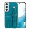 Adecuado para Funda de Teléfono Móvil Samsung S24 Ultra Soporte de Pulsera S23 Funda Protectora Cubierta Protectora de Cuero Funda para Tarjetas para Teléfono Móvil