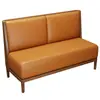 Conjunto de Sofá e Mesa de Madeira Maciça para Cafés, Restaurantes de Chá, Restaurantes de Comida Hunan e Restaurantes de Hot Pot, com Mesas de Madeira Maciça de Parede, Cadeiras e Sofás