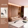 Alfombra Estilo Abstracto Moderno Sala de Estar Alfombra para Sofá Mesa de Café 2025 Nuevo Estilo Nórdico Dormitorio Alfombra de Mesita de Noche Impermeable y Resistente a Manchas