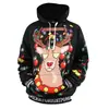 Sudadera Casual de Moda Europea y Americana Nueva Transfronteriza Otoño 2024 con Estampado 3D para Hombre y Mujer