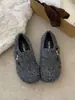 []2026 Zapatos Cerrados de Mujer para Aumentar la Altura Punta Redonda de Lana Cuero Hebilla Birkenstock Slip-Ons
