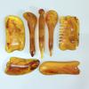 Tabla de Masaje de Resina de Cera de Abejas del Fabricante, Set de 7 Piezas de Palo Gua Sha, Kit Gua Sha, Palo de Belleza, Palo de Masaje Muscular, Tabla Raspadora Facial