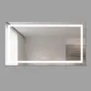 Espejo de baño inteligente LED táctil, espejo sin marco antivaho de alta definición, montado en la pared para baño, proyecto de hotel, espejo de tocador y maquillaje