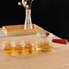 Tetera de vidrio resistente a altas temperaturas con asa lateral, tetera de vapor para preparar té negro, tetera engrosada tanto para vaporizar como para hervir
