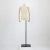 Mannequin Feminino Estilo Coreano, Mannequin de Meio Corpo com Tronco Plano, Suporte de Exibição para Loja de Roupas, Manequim de Corpo, Mannequin de Corpo Inteiro