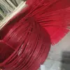 Balsa de Bambú Roja Tejido de Bambú Tiras de Bambú Navidad Año Nuevo Fondo de Escaparate Pared de Fondo Centro Comercial Exhibición Comercial Decoración de Tienda Accesorios Materiales