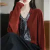 Suéter de Talla Grande para Mujer Primavera y Otoño para Cubrir la Barriga y Lucir Delgado, Top de Bufanda de Seda, Suéter de Punto Básico para Otoño e Invierno