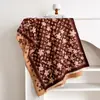 Outono e Inverno Novo Estilo Japonês Flor de Cerejeira Borla Falso Caxemira Versátil Feminino Espessado Prova de Frio Ar Condicionado Floral Artístico Lenço Echarpe