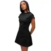 Vestido Versátil de Color Sólido con Pliegues, Ajuste Delgado, Nuevo para el Verano 2026 para Mujer, con un Diseño Elegante y Apariencia Sofisticada, en Stock