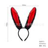 Diadema con orejas de conejo de peluche de Pascua, bonita diadema, accesorios para el cabello, venta al por mayor, diadema súper linda para lavarse la cara, diadema de conejo.