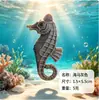 Aquário Peixe Tanque Peixe Artificial Plástico Peixe Falso Coluna d'água Lâmpada Peixe Dourado Tropical Falso Peixe Falso Peixe de Ferro Cavalo Marinho
