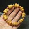 Pulsera Calabaza de Múltiples Tesoros de Sándalo Verde, Pulsera Juguete Cultural, Cuentas Budistas de Fortuna y Prosperidad, Joyería de Moda para Hombres y Mujeres, Cuentas de Oración, Regalo al por Mayor