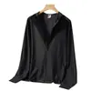 Ropa con protección solar UPF50 de seda helada para mujer, hilo original, nueva de verano, anti-UV, transpirable, ligera, chaqueta con capucha