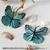 Coleção de Cabeças de Flores Artificiais Azuis para Materiais de Grampo de Cabelo DIY, Hanfu, Novo Estilo Chinês, Acessórios de Cabelo de Luxo, Crisântemo de Bola