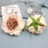 Guirnalda de Flores de Peonía Grande Estilo Europeo Retro DIY Tela de Seda Decoración de Mesa de Café Hogar Foto Interior