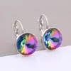 Venda Quente Transfronteiriça Brincos Coloridos Redondos de 12mm Joias Brincos Clássicos Moda Simples Feminina Mercadorias Elegantes