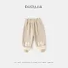 Roupas Infantis Dudujia Suéter Novo Ano para Meninas Calças de Lã de Inverno para Meninas Roupa de Ano Novo Quente Estilosa