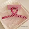 Pinzas para el Cabello Dopamina Primavera/Verano para Mujer, Pasadores de Colores, Pinzas de Tiburón, Pinzas para el Cabello de Lunares y Estampado de Leopardo para la Parte Posterior de la Cabeza, Accesorios para el Cabello de Alta Gama