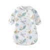 Saco de Dormir de Temperatura Constante para Bebê Primavera e Outono Algodão Pijama Espessado em Forma de U para Bebê Zíper para Recém-nascido Colcha Multifuncional à Prova de Chutes