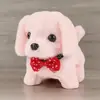 Cachorro de Brinquedo Elétrico Pelúcia para Crianças, Corgi Ursinho Realista que Anda e Late, Adequado para 1-3 Anos, Brinquedo Transfronteiriço