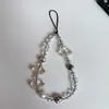 Nixi Original Novo Transparente de Alta Aparência Urso Coração de Folha de Ouro Menina Chaveiro Portátil Cordão para Celular