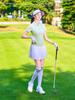 Ropa de Golf Nueva para Mujer Camiseta de Manga Corta de Secado Rápido Adelgazante Verano Deportes al Aire Libre Ropa de Pelota Ropa de Mujer