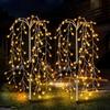 Lâmpada de Chão Solar Impermeável para Exterior Lâmpada Vaga-lume Pátio Jardim Gramado Casamento Estilo Camping Lâmpada de Atmosfera Decorativa