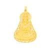 Colgante de Guanyin de Oro de Arena Vietnamita, Elegante Colgante de Transferencia, Imitación de Oro Latón Dorado Chapado en Oro Collar con Colgante para Hombre al por Mayor