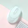 Ratón inalámbrico recargable 2.4g silencioso oficina portátil Escritorio USB computadora comercio exterior transfronterizo retorno de un clic