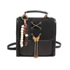 Mochila de Mujer con Lazo 2025 Nueva Mochila Estilo Coreano con Textura Elegante, Bolso de Mano, Bolso de Hombro, Mochila Escolar