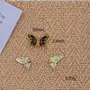 Jóias transfronteiriças borboleta casal criativo colar de moda masculina e feminina ímã fivela all-match pingente atacado acessórios DIY