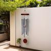 Explosiones transfronterizas carillón de viento de metal clásico retro de seis tubos alto sentido tubo de aluminio metal decoración colgante decoración del hogar carillón de viento