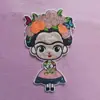 Suministros del Fabricante Pegatinas de Tela Bordadas de Muñeca Mexicana de Dibujos Animados, Pegatinas de Tela Bordadas Creativas para Ropa, Listas para la Venta