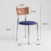 Silla de Comedor Nórdica Vintage de Madera Maciza para el Hogar Berg, Mesa y Sillas de Comedor de Diseñador Minimalistas Modernas de Moda, Estilo Retro Francés