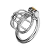 Cadeado de Castidade de Metal Cadeado de Castidade Masculino Transgênero Cadeado de Plástico Anel SM Treinamento de Restrição para Masturbação Cachorro Escravo Suprimentos
