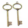 Fábrica de Joyería Yiwu Suministro en Stock Colgante de Llave de Bronce Colgante para Regalo DIY Tarjeta Colgante Colgante